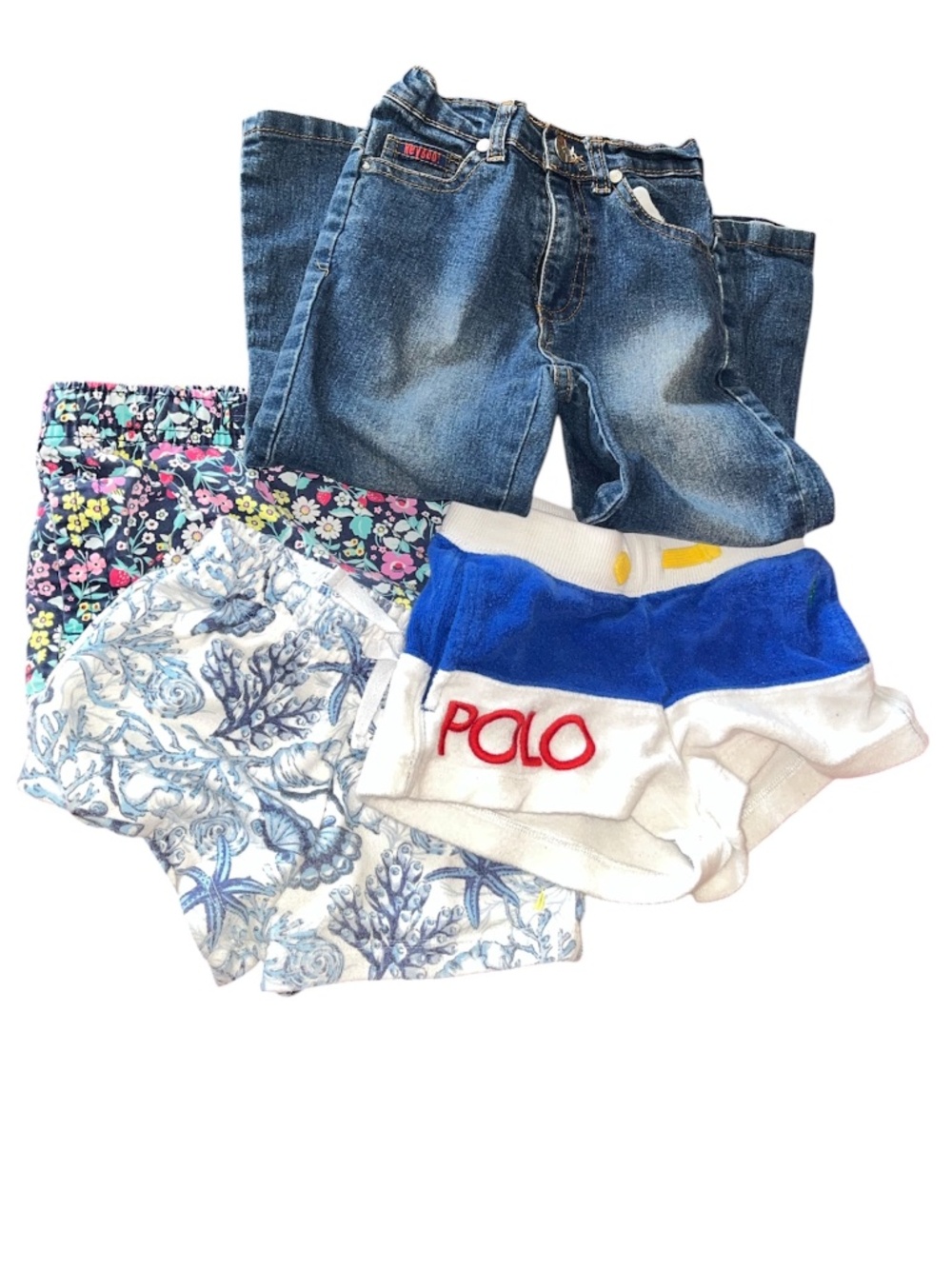 Bundle of 3 Pairs of Shorts & a Wide Leg Pants Toddler Girls 2T